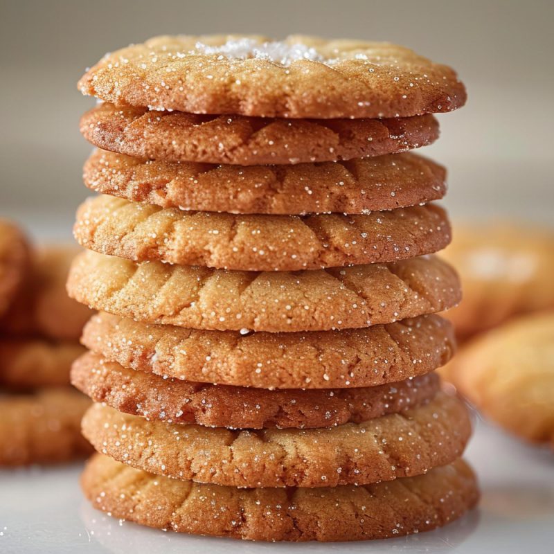 Avec une pile de biscuits de sucre ronds isolés sur un fond blanc